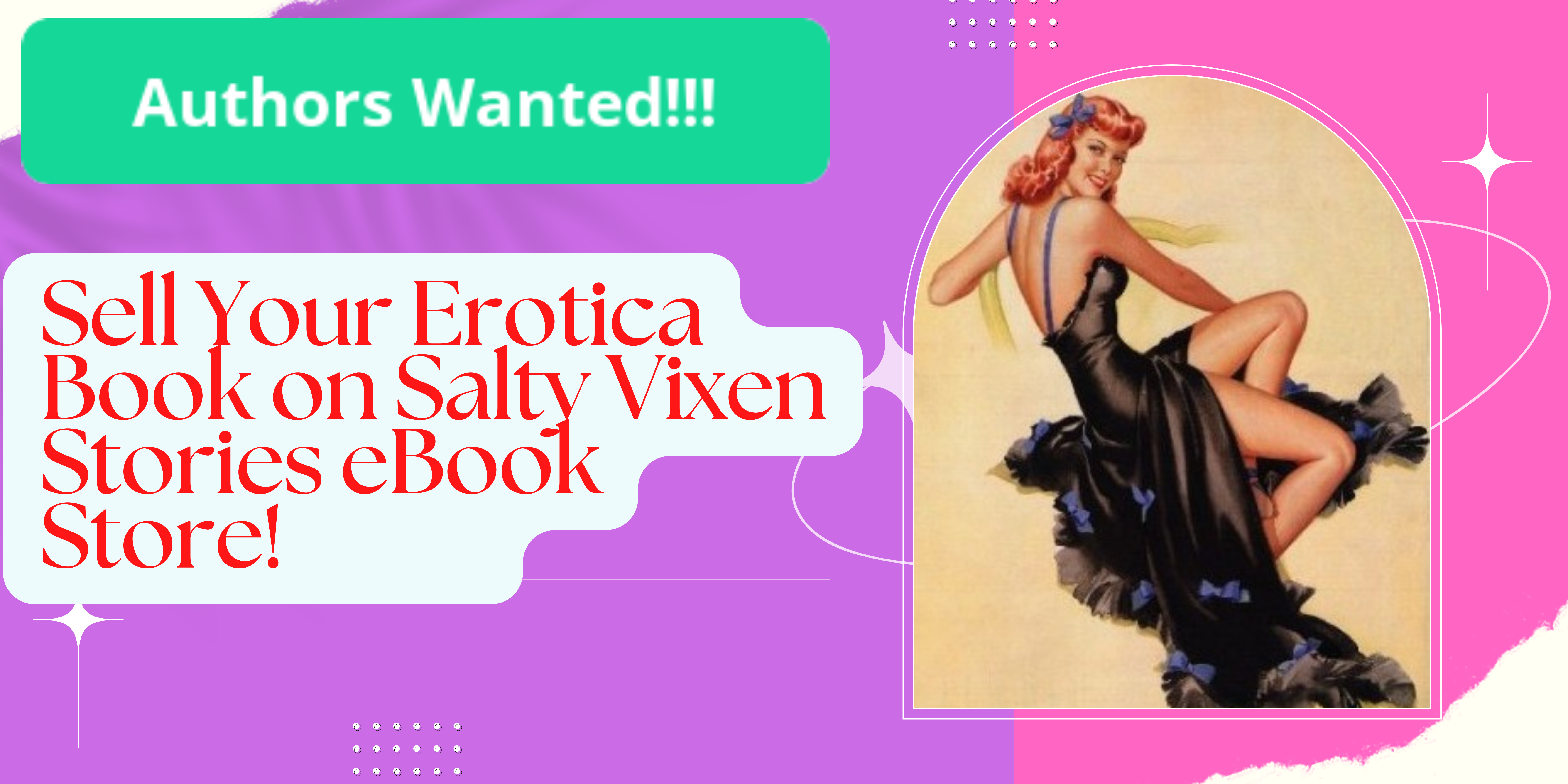 Sell your Erotica Ebook Here ~ Salty Vixen Stories and More